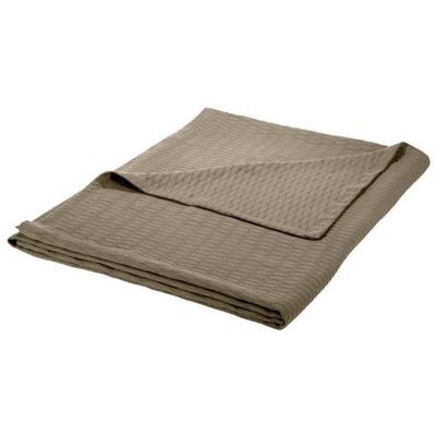 Superior King Blanket 100% Cotton, for All Season, Diamond Design, Grey