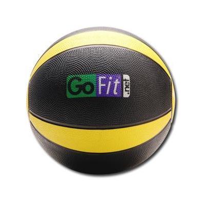 GoFit 10-Lb. Medicine Ball - Black/Yellow