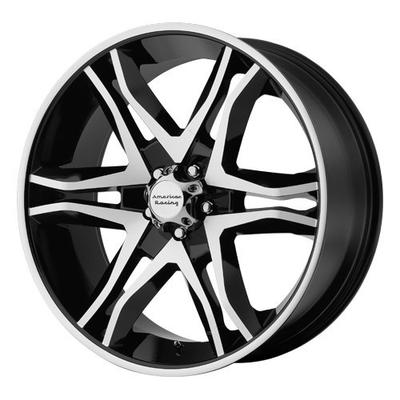American Racing AR893 Mainline Black Machined Wheel (17x8"/6x139.7mm, +25mm offset)