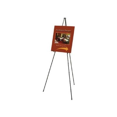 Steel Heavy-Duty Adjustable Instant Easel Stand - Black