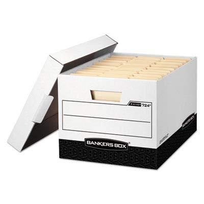 FEL00724 - Bankers Box R-Kive - Letter/Legal, White/Black
