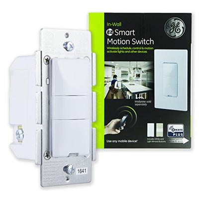 GE Enbrighten Z-Wave Plus Smart Motion Sensor Light Switch, On/Off, Vacancy / Occupancy Sensor, Incl