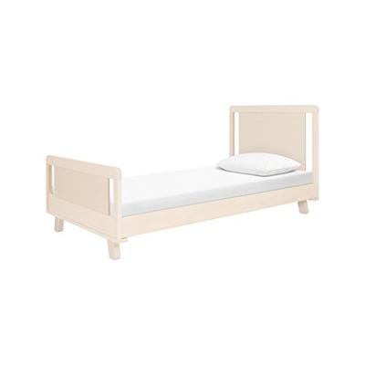 Babyletto Hudson Platform Twin Bed, Mattress Support Slats Included, No Box Spring Needed, Washed Na