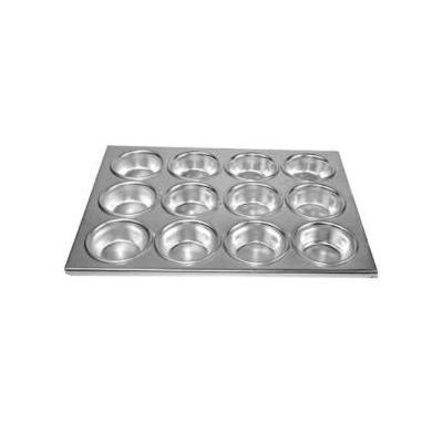 Winco AMF-12 12 Cup Aluminum Muffin Pan